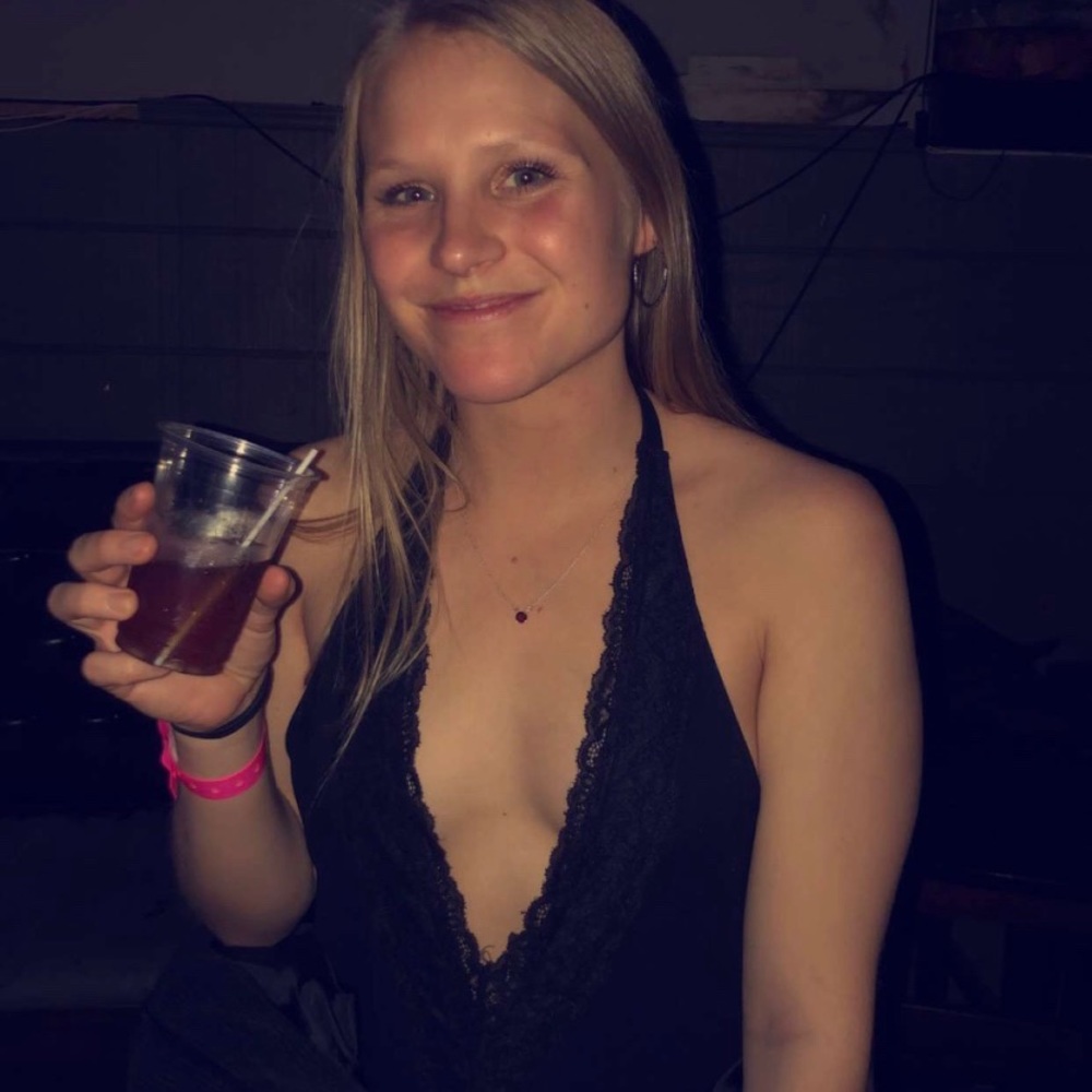 Halter black bodysuit